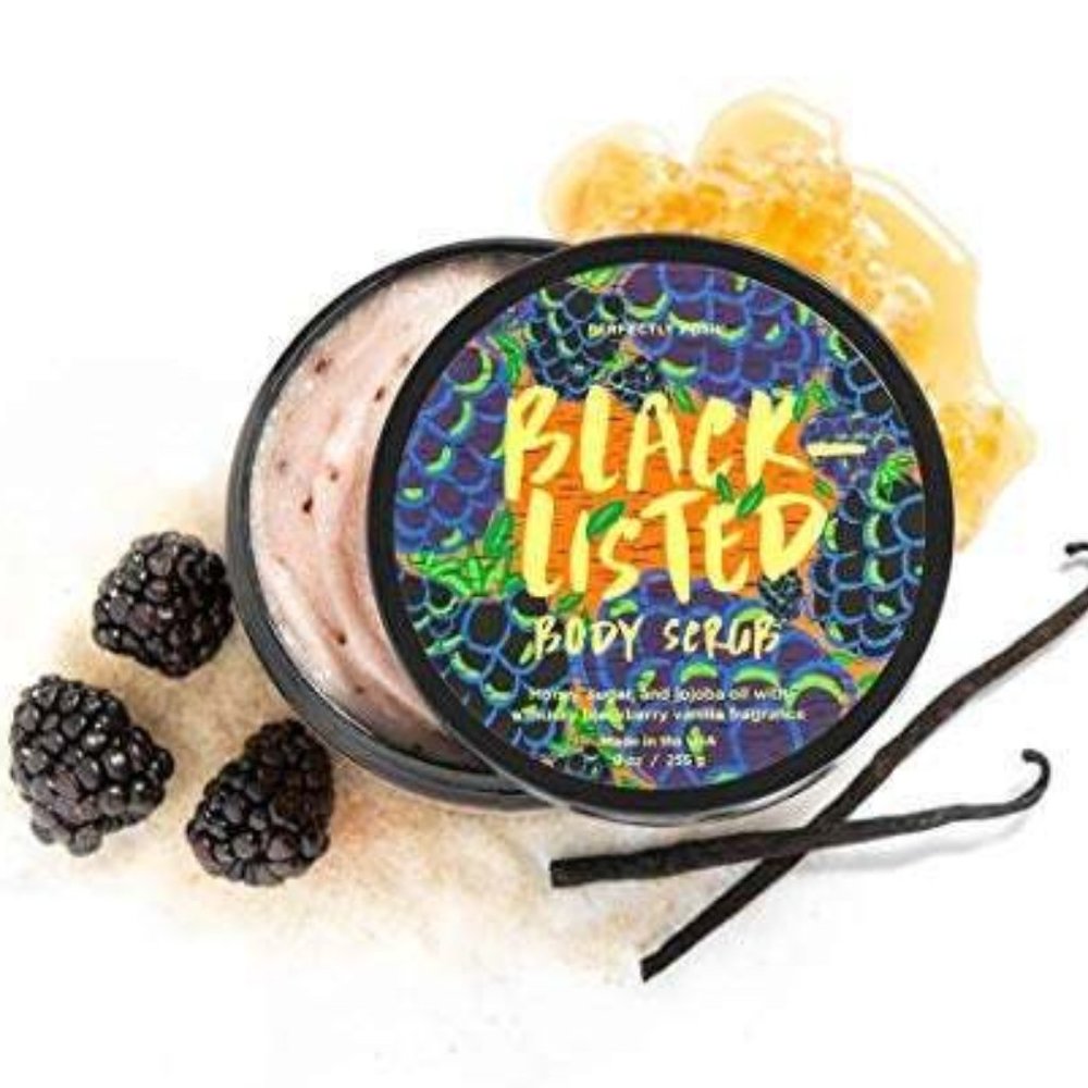 Perfectly Posh Black Listed Body Scrub 9 oz 255 g